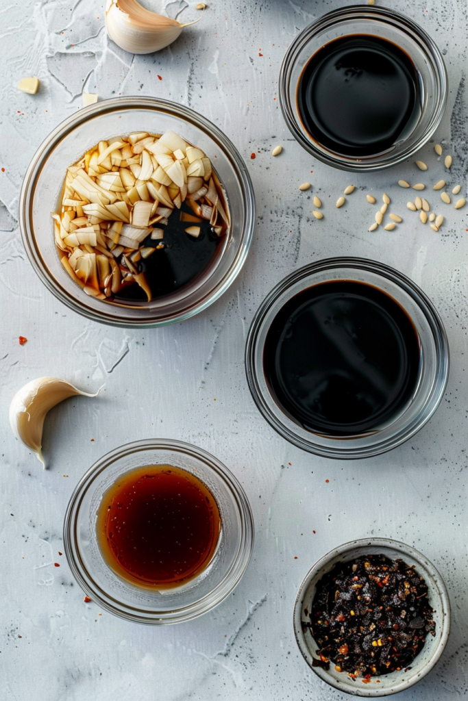 Ingredients for 3 ingredient steak marinade