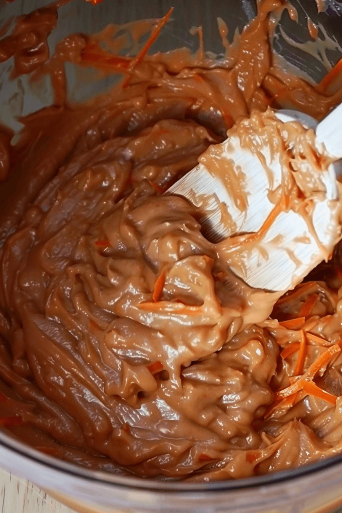 Gluten Free Carrot Cake Recipe You’ll Bake on Repeat (No One Will Know!) 10 Gluten free carrot cake batter with grated carrots