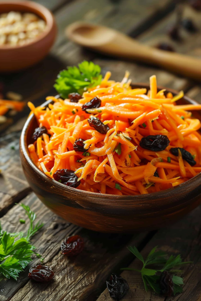 Carrot Raisin Salad: The Ultimate Guide to This Classic Sweet and Tangy Side Dish 6 carrot raisin salad with almonds