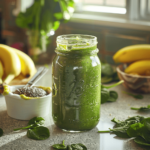 Cucumber lime smoothie for 3 Day Detox Weight Loss Smoothie cleanse with fresh mint