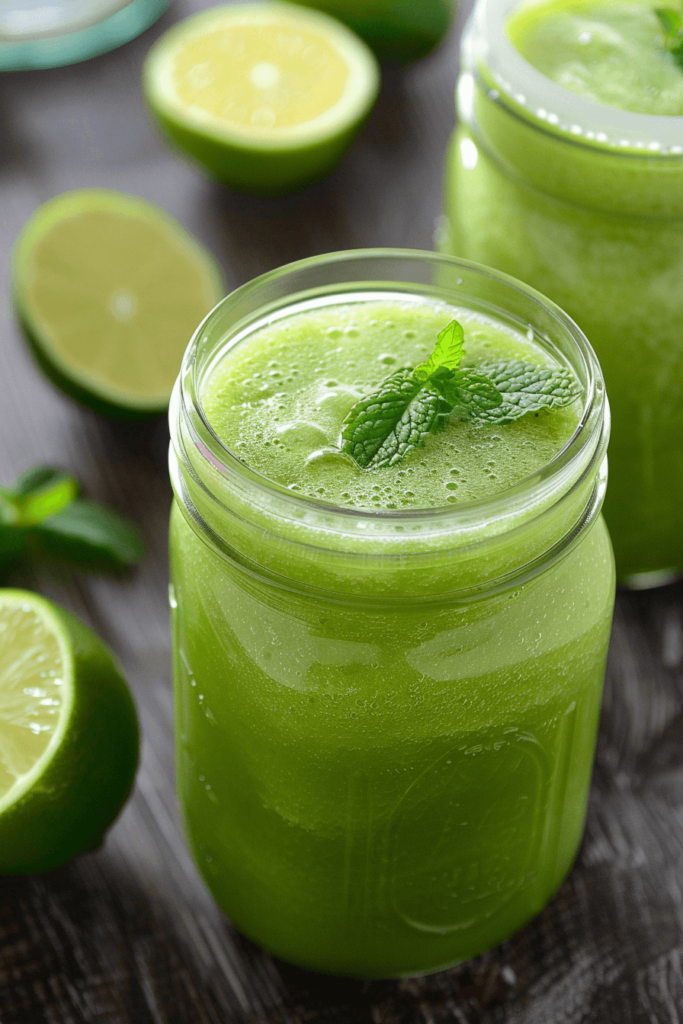 Cucumber lime smoothie for 3 Day Detox Weight Loss Smoothie cleanse