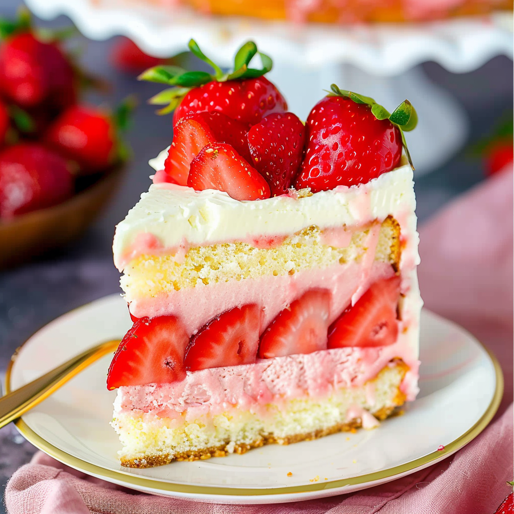 Strawberry Cake and Cheesecake: The Ultimate Homemade Dessert Combo