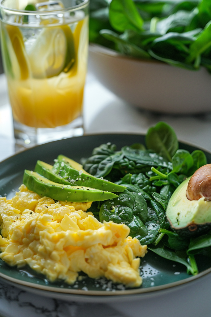 healthy meal pairing with pink salt and ice recipe for weight loss