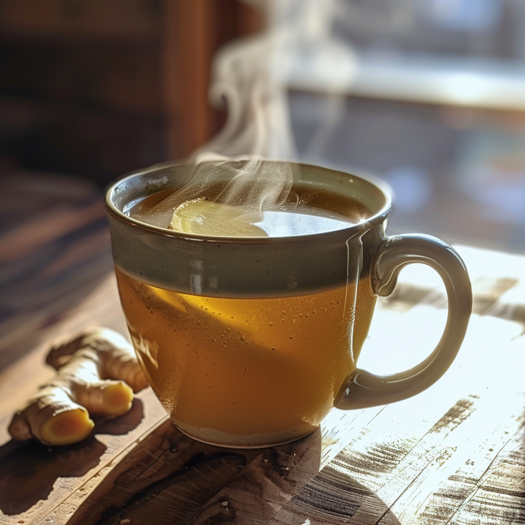 cortisol tea recipe with ginger and ashwagandha