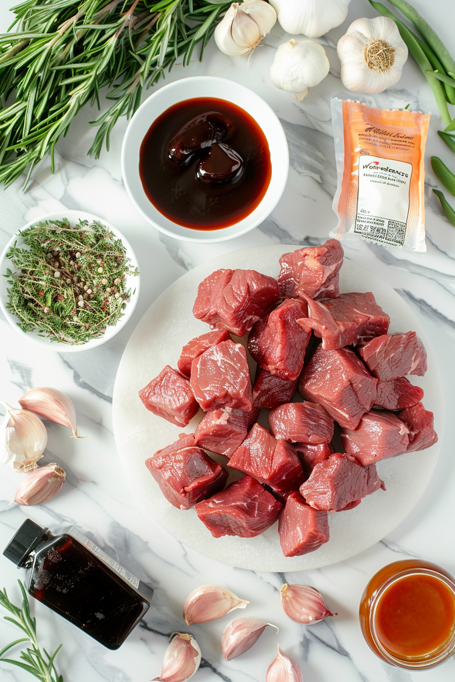 crockpot steak bites ingredients