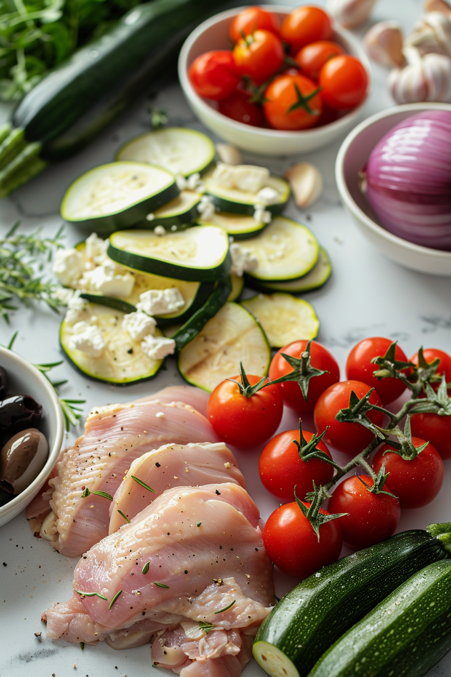 Mediterranean Chicken Zucchini Bake: A Flavor-Packed One-Pan Wonder 7 mediterranean bake ingredients