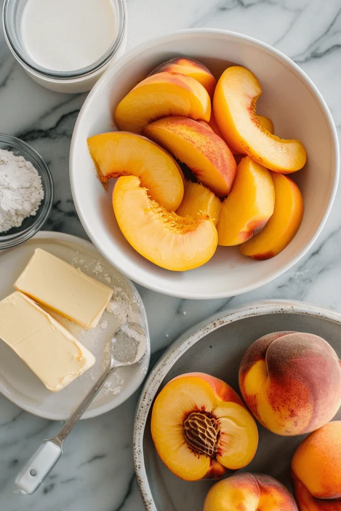 Easy Peach Cobbler Recipe That Tastes Like Summer in a Bowl 6 ingredients for easy peach cobbler recipe