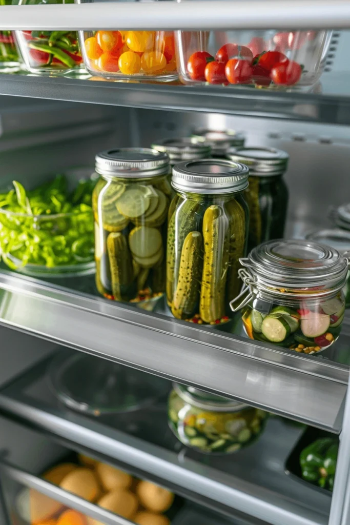 Do Pickles Need to Be Refrigerated? Everything You Need to Know 8 Pickles refrigerate on the top shelf of a fridge