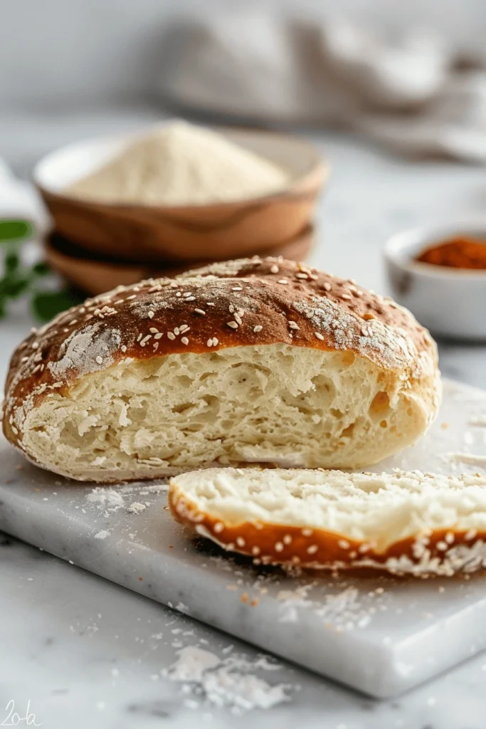 Ingredients for gluten-free burger buns