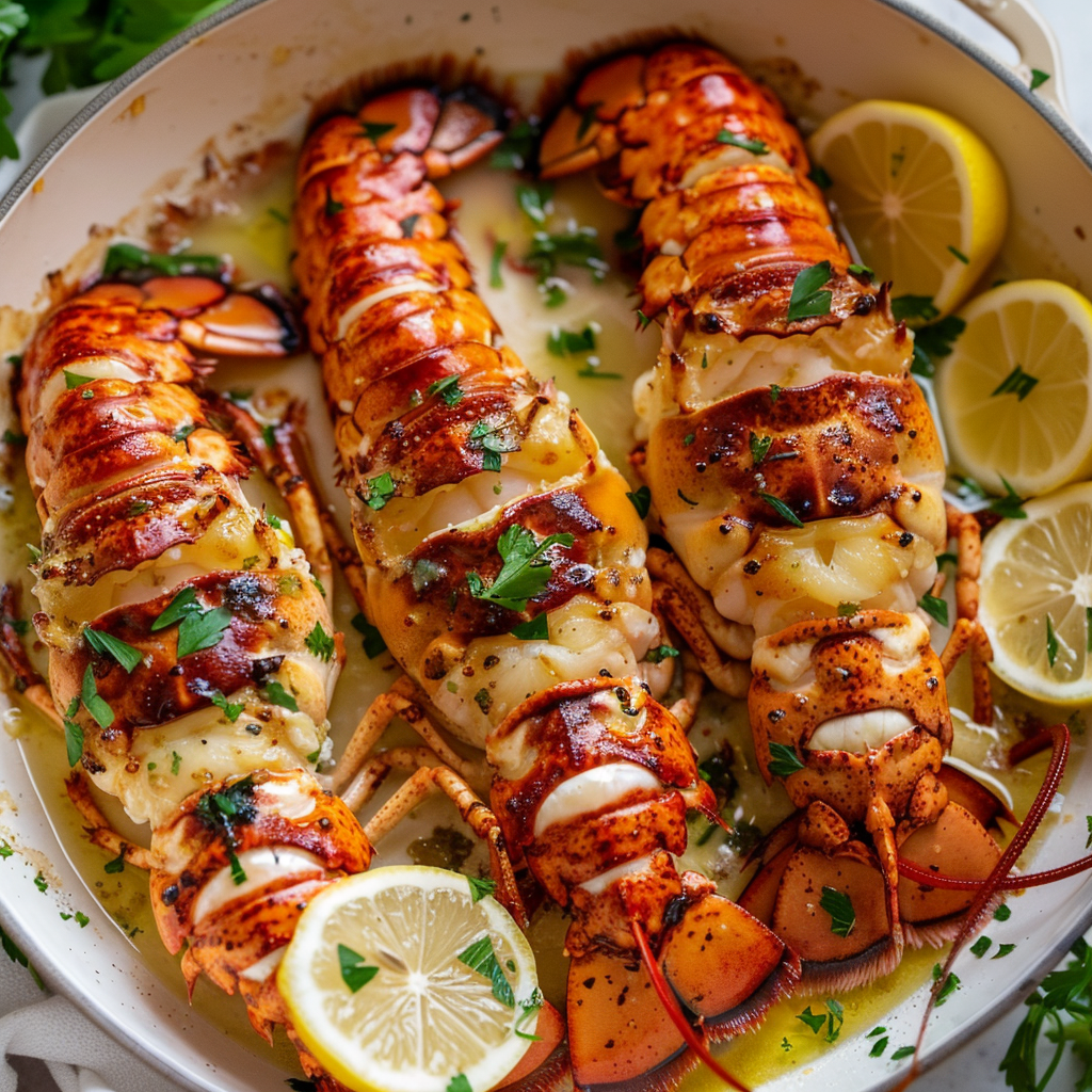 Making lobster shell butter from leftover shells