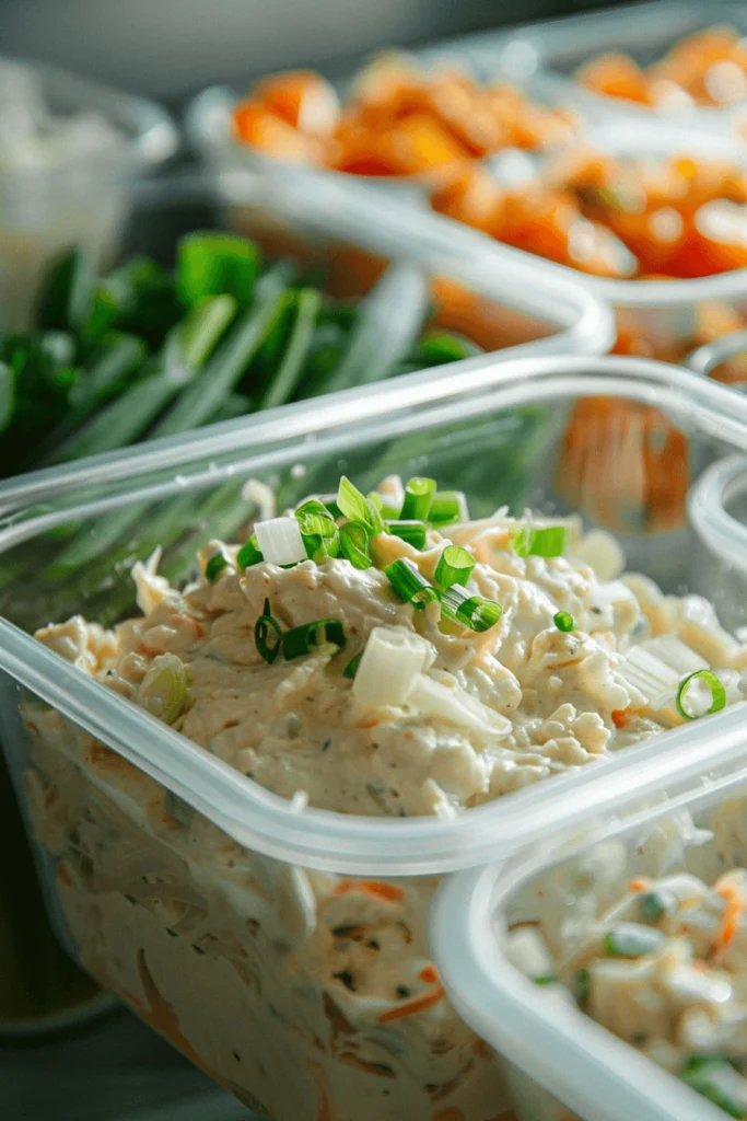 Boat Dip Recipe: Easy, Cheesy, and Perfect for Any Party 8 Stored boat dip recipe in airtight container inside fridge