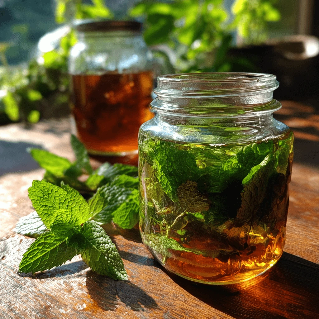 Amish Meadow Tea Recipe with Fresh Mint