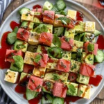 Checkerboard Salad That Wows: Simple, Playful, Delicious 5 Checkerboard Salad on platter