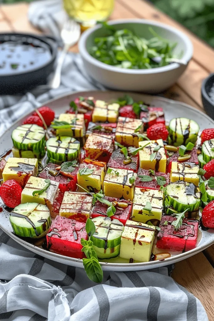 Checkerboard Salad That Wows: Simple, Playful, Delicious 8 Serving Checkerboard Salad