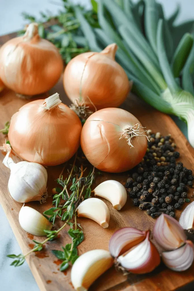 Onion Boil Recipe: Simple Comfort Food Anyone Can Make 2 Ingredients for an Onion Boil recipe displayed on a countertop