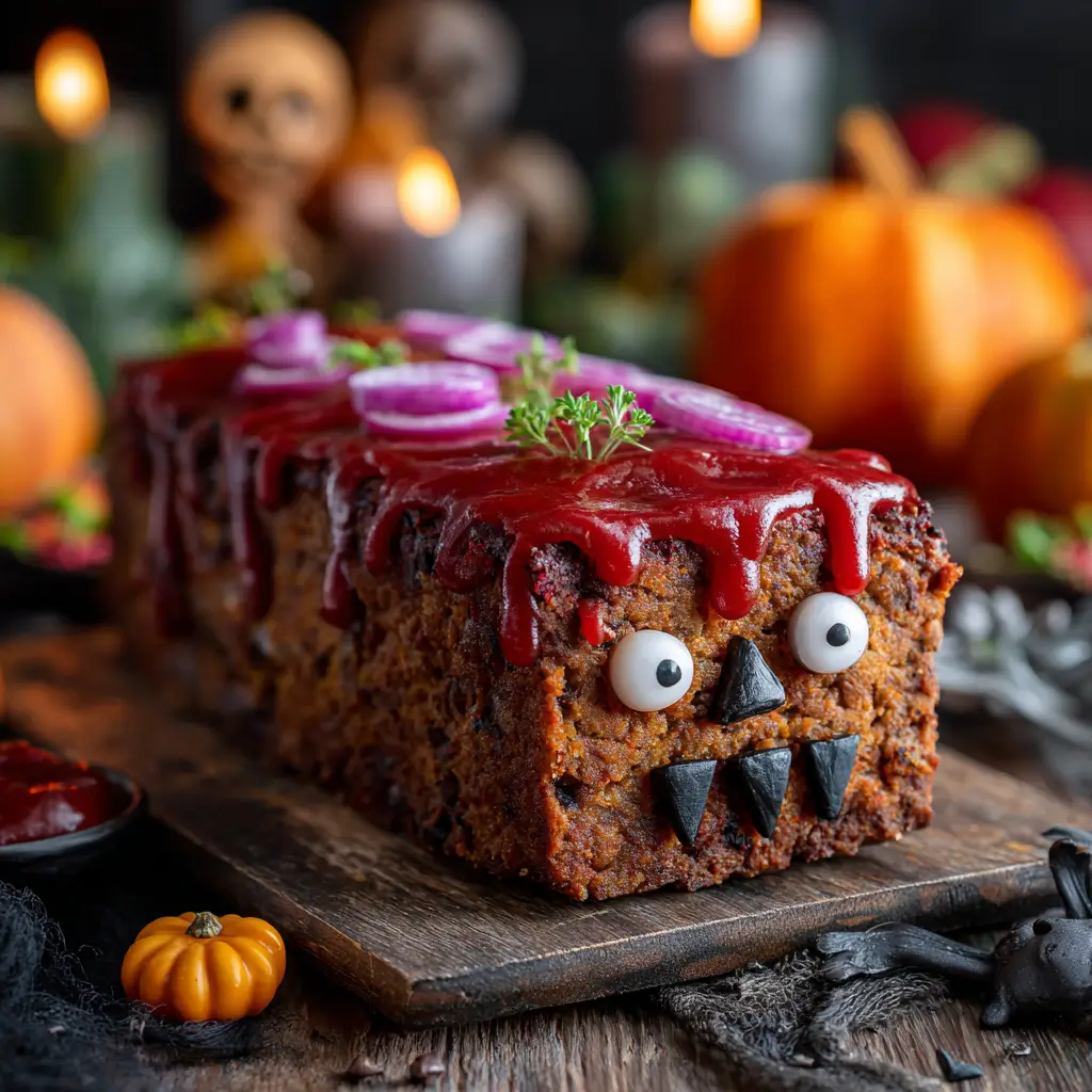 Spooky Zombie Meatloaf Recipe