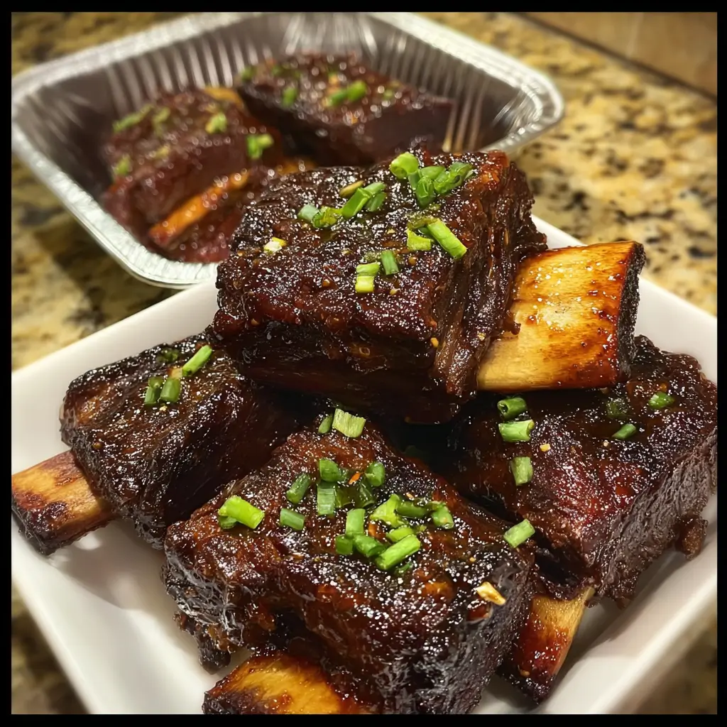 Caramelized Slow Roast Asian Beef Short Rib