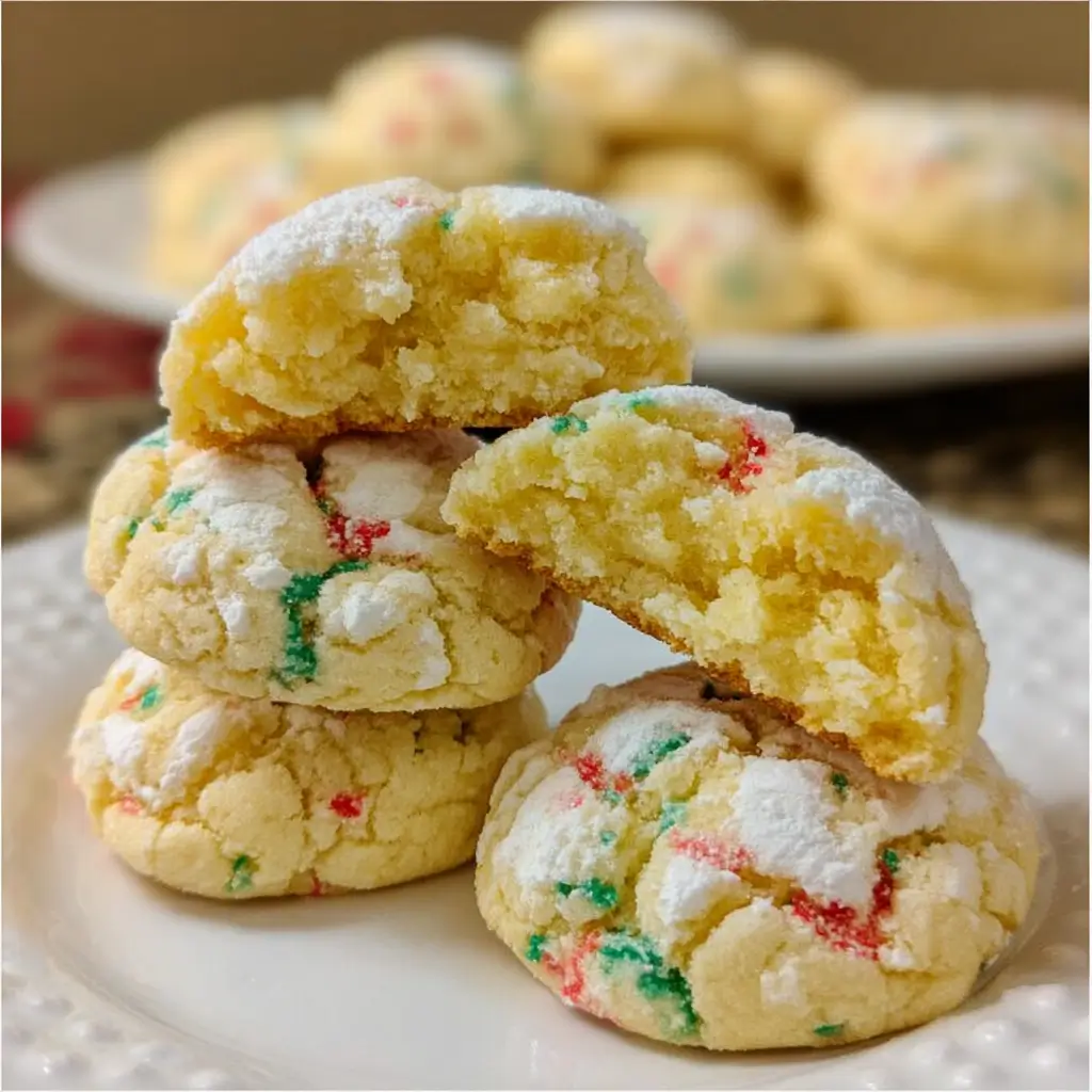 Christmas Gooey Butter Cookies