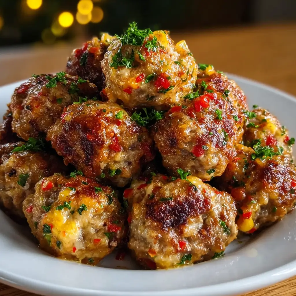 Easy Rotel Sausage Balls Recipe