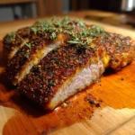 Roasted chicken seasoned with Slap Ya Mama Seasoning