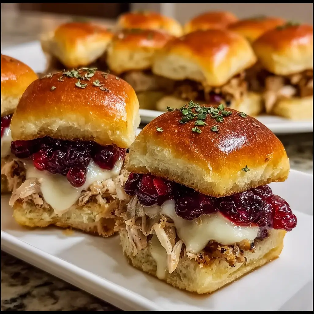 Turkey Cranberry Sliders