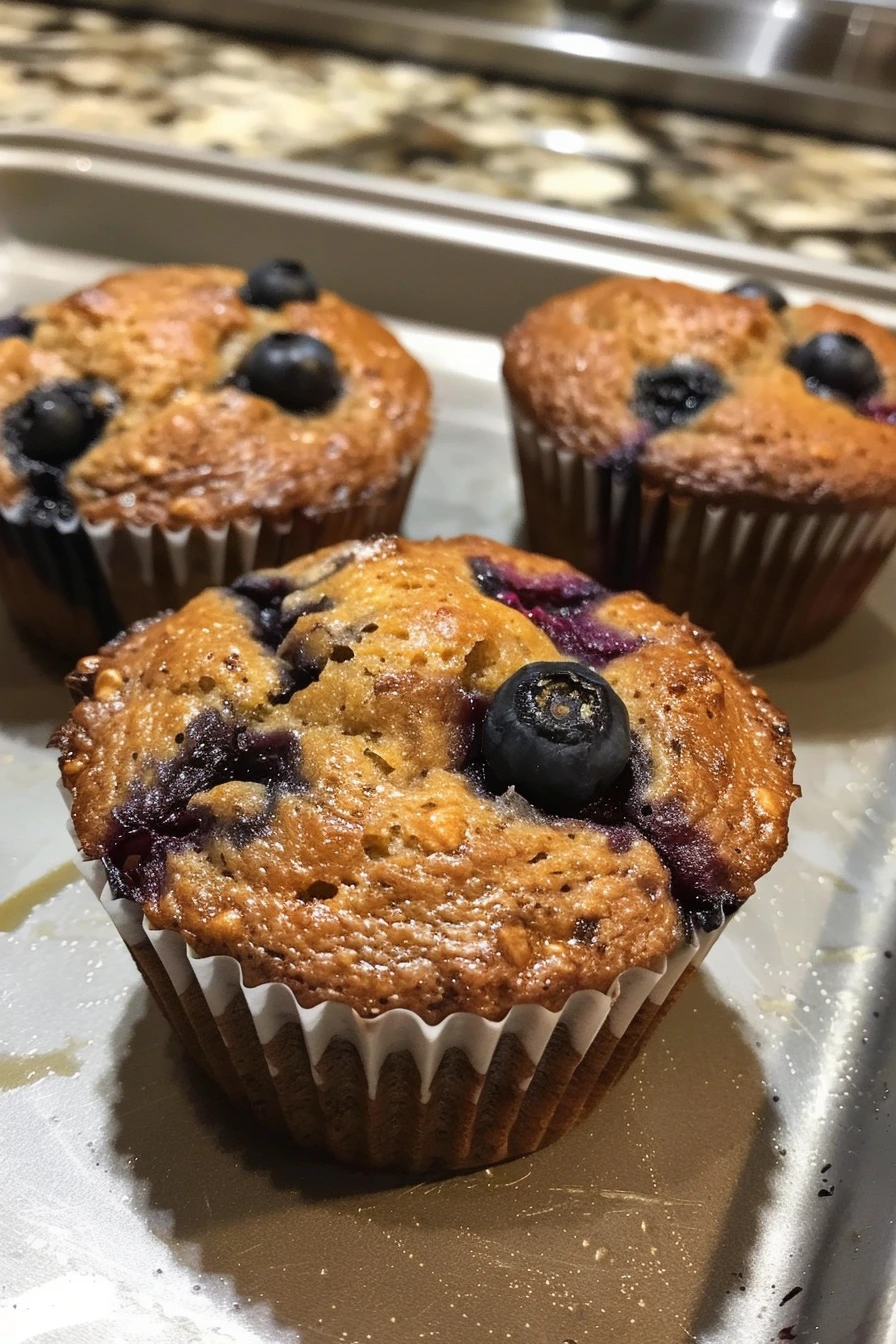 Blueberry Protein Muffins