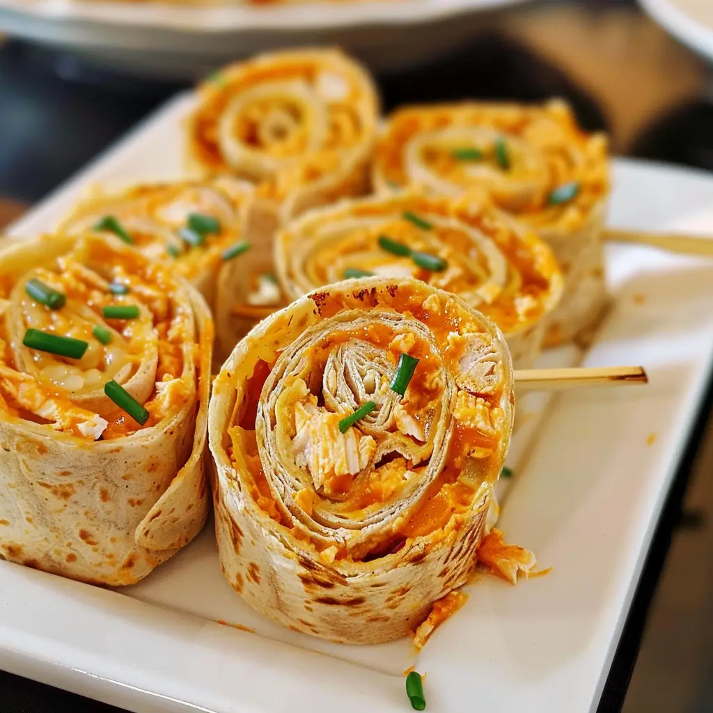 Buffalo Chicken Tortilla Pinwheels Recipe – Easy, Flavorful Appetizer