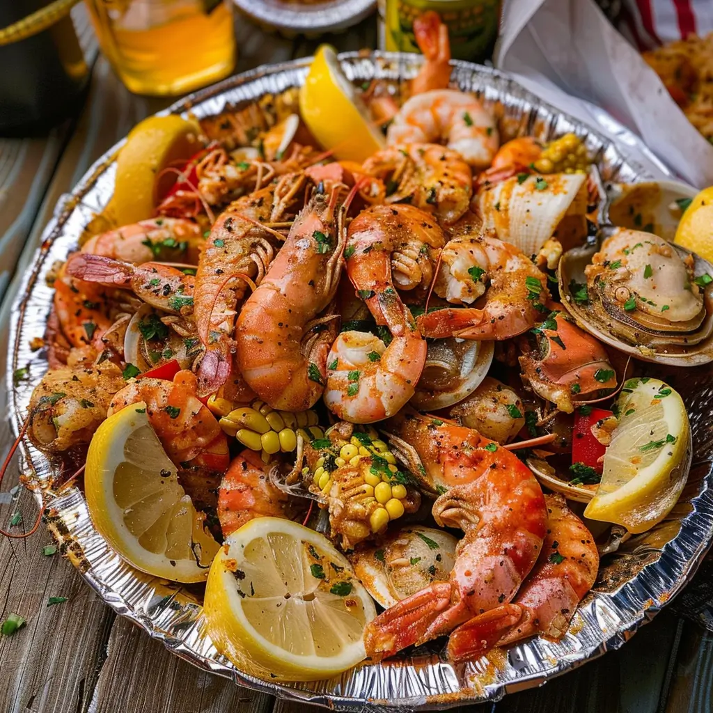 Cajun Seafood Boil with Garlic Butter Sauce – Easy Southern-Style Feast at Home