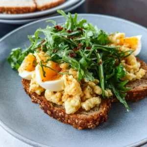 Crispy Egg Salad in a bowl with breadcrumbs