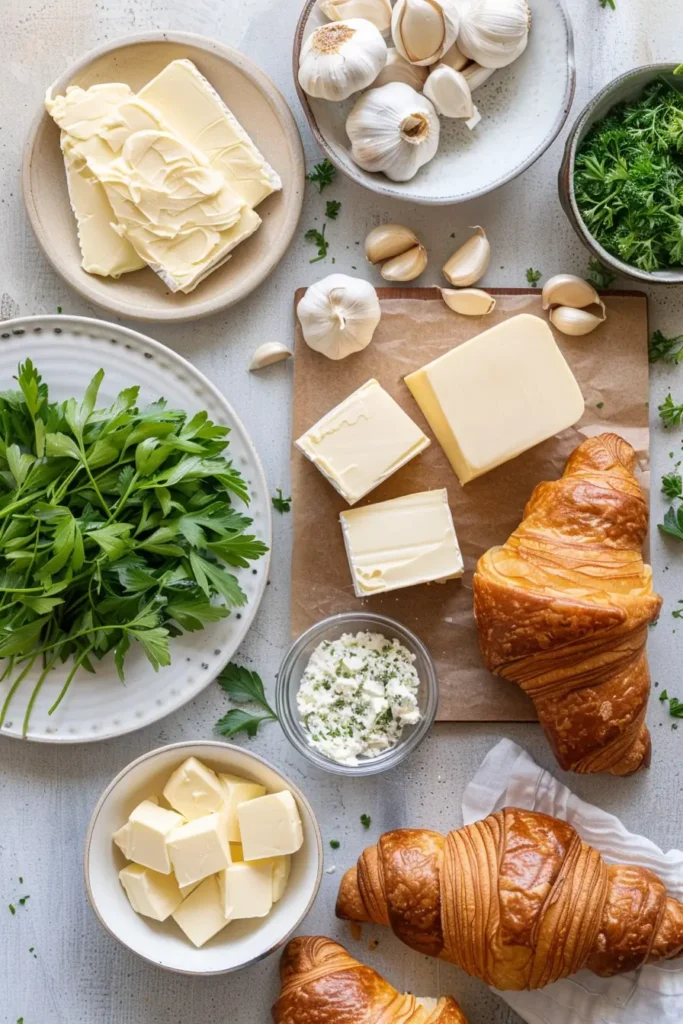 Buttery Garlic Baked Croissants with Turkey & Havarti – Easy Savory Breakfast 6 Ingredients for garlic croissants