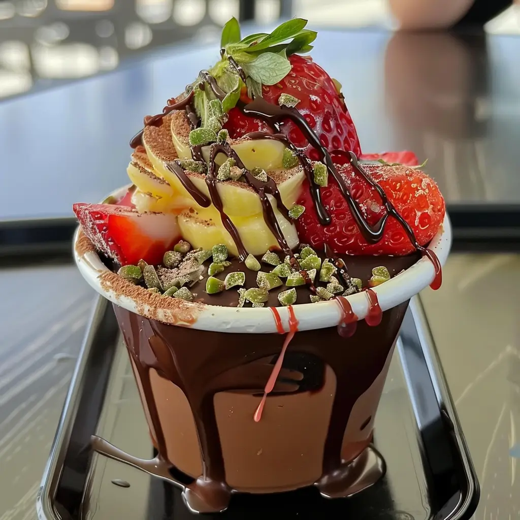 Dubai Chocolate Strawberry Cup Recipe – A Luxurious No-Bake Dessert