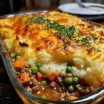 Easy Shepherd's Pie Casserole baked to golden perfection