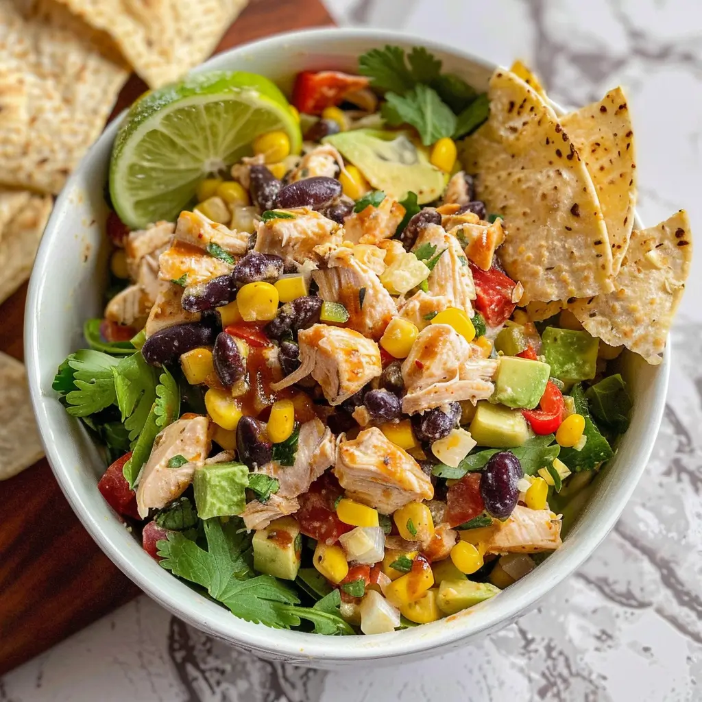 High Protein Southwest Chicken Salad: A Flavor-Packed, Protein-Rich Meal