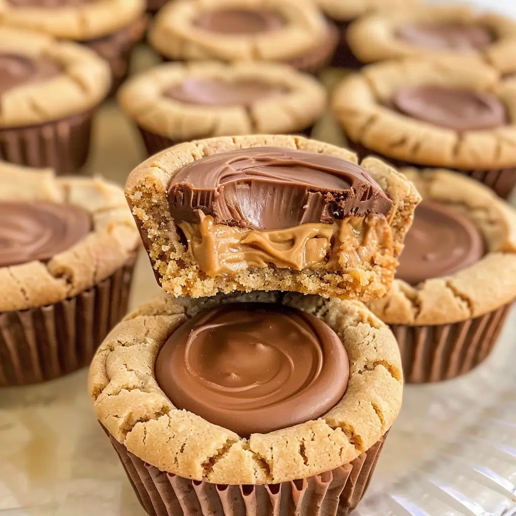 Reese’s Peanut Butter Cookie Cups Recipe – Easy, Soft, and Chocolatey Treats