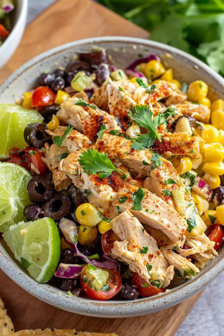 Served High Protein Southwest Chicken Salad