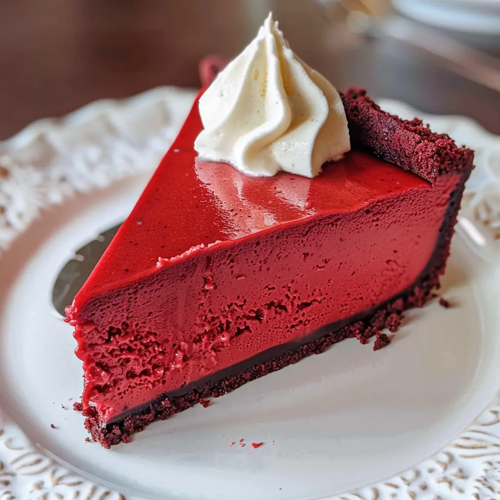Smooth and Creamy Red Velvet Cheesecake Made Easy at Home