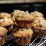 Sourdough Discard Banana Muffins fresh from oven