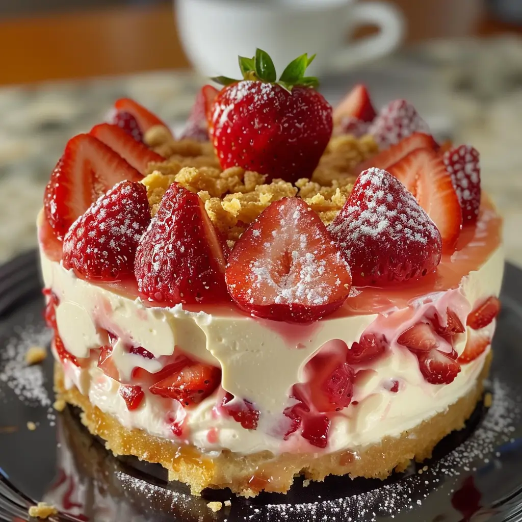 Strawberry Shortcake Cheesecake – Creamy Dessert for Every Occasion