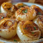Sweet Tennessee onions caramelized in a skillet