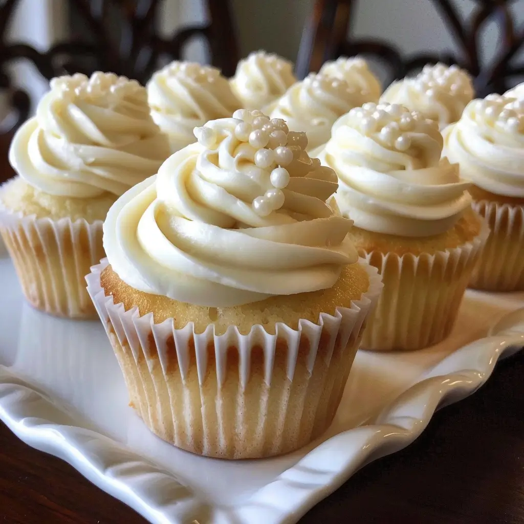 White Wedding Cupcakes: Elegant, Moist, and Perfectly Sweet