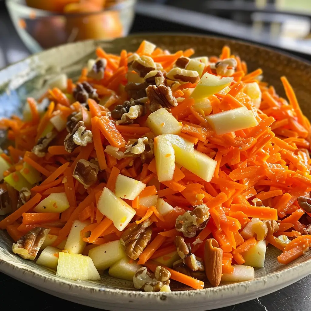 Carrot Apple Salad: Fresh, Crunchy, and Perfectly Balanced