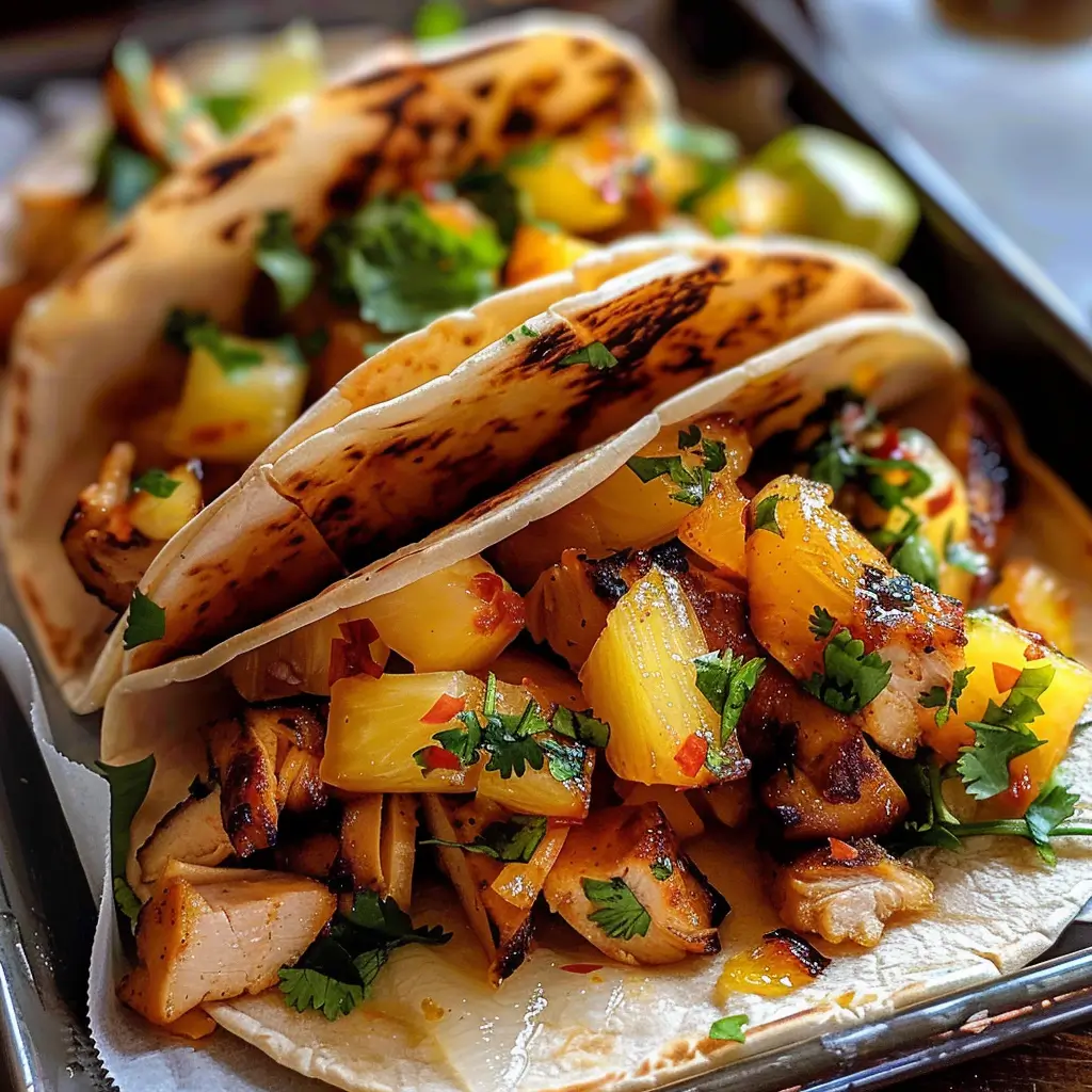 Chicken Pineapple Tacos – Sweet, Savory, Easy Dinner Win