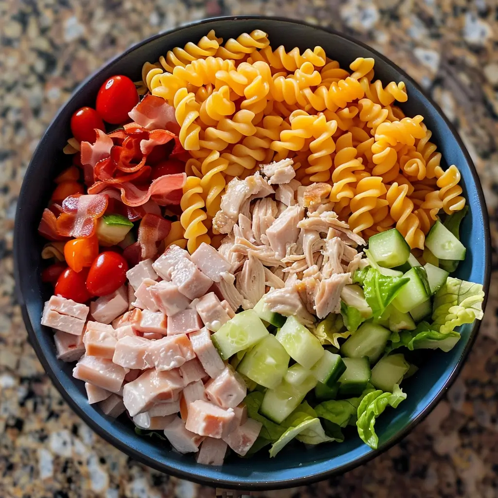 Club Sandwich Pasta Salad Bowl Recipe – Easy, Fresh, and Family Favorite