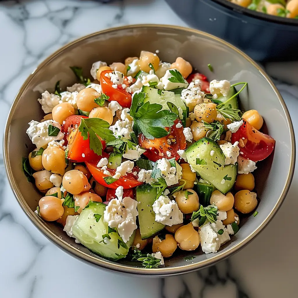 Cottage Cheese and Chickpeas Salad: Easy, Fresh, and Protein-Packed