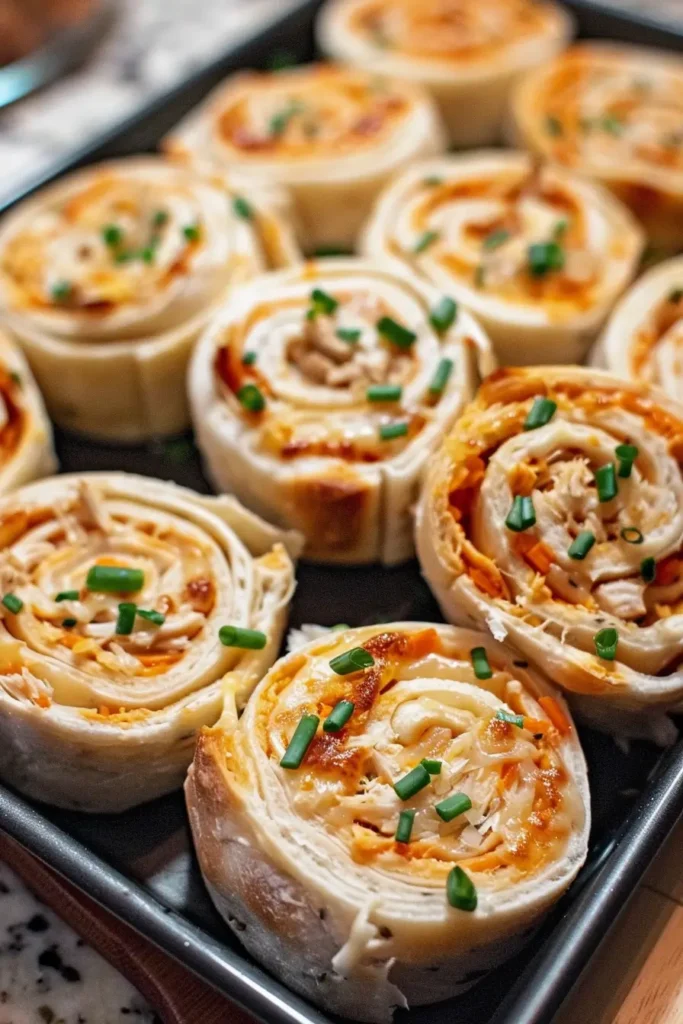 Served Crack Chicken Pinwheels