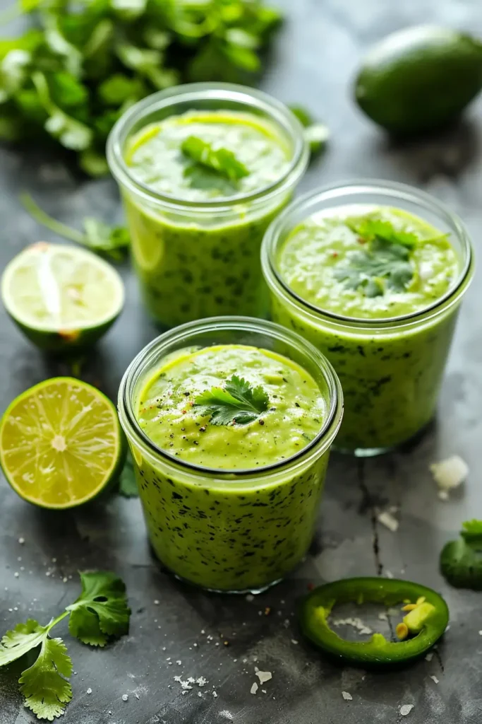 Creamy Cilantro Lime Sauce for Tacos – Fresh, Zesty, and Easy 5 Creamy Cilantro Lime Sauce drizzled over tacos in a bowl