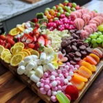 Easter Candy Charcuterie Board – Easy, Festive, and Fun for All Ages 4 Easter Candy Charcuterie Board with pastel candies and chocolates