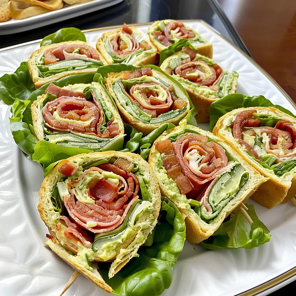 Easy BLT Pinwheel Sandwiches – Simple, Fun, and Crowd-Pleasing
