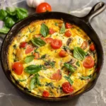 Easy Frittata Recipe & Variations: A Cozy, Foolproof Breakfast Win 4 Easy frittata recipe baked in a skillet
