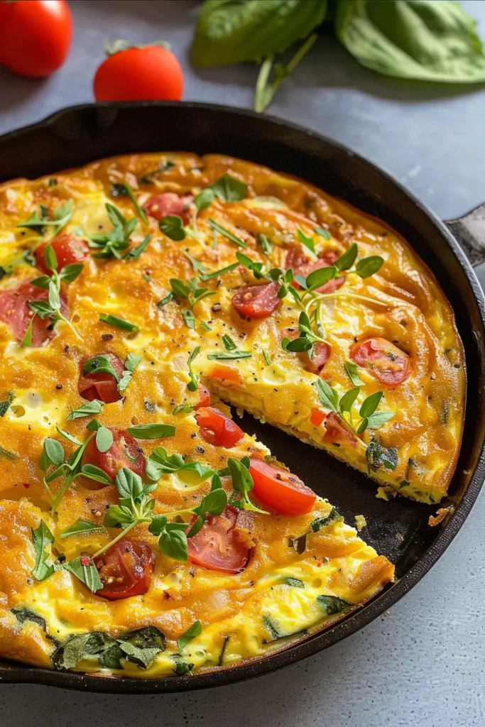 Easy Frittata Recipe & Variations: A Cozy, Foolproof Breakfast Win 3 Sliced easy frittata recipe served on plate